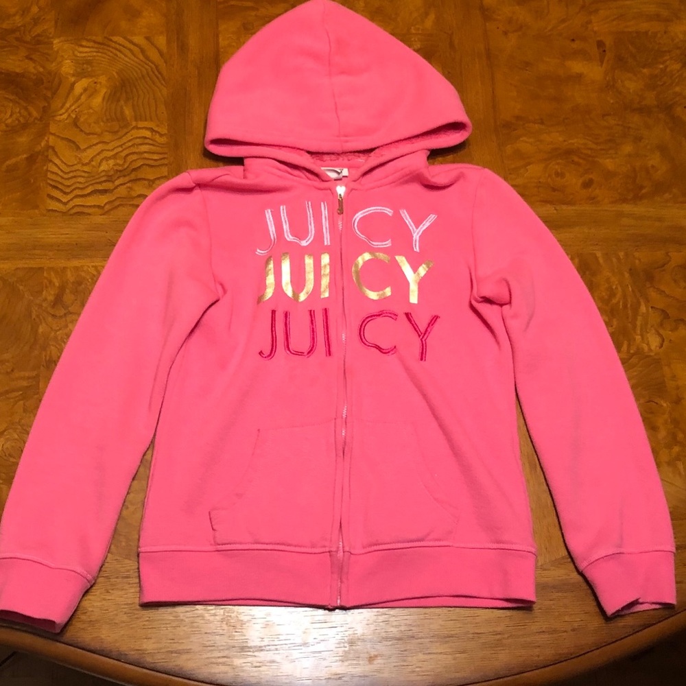 Girls Juicy Couture Pink Sweater.